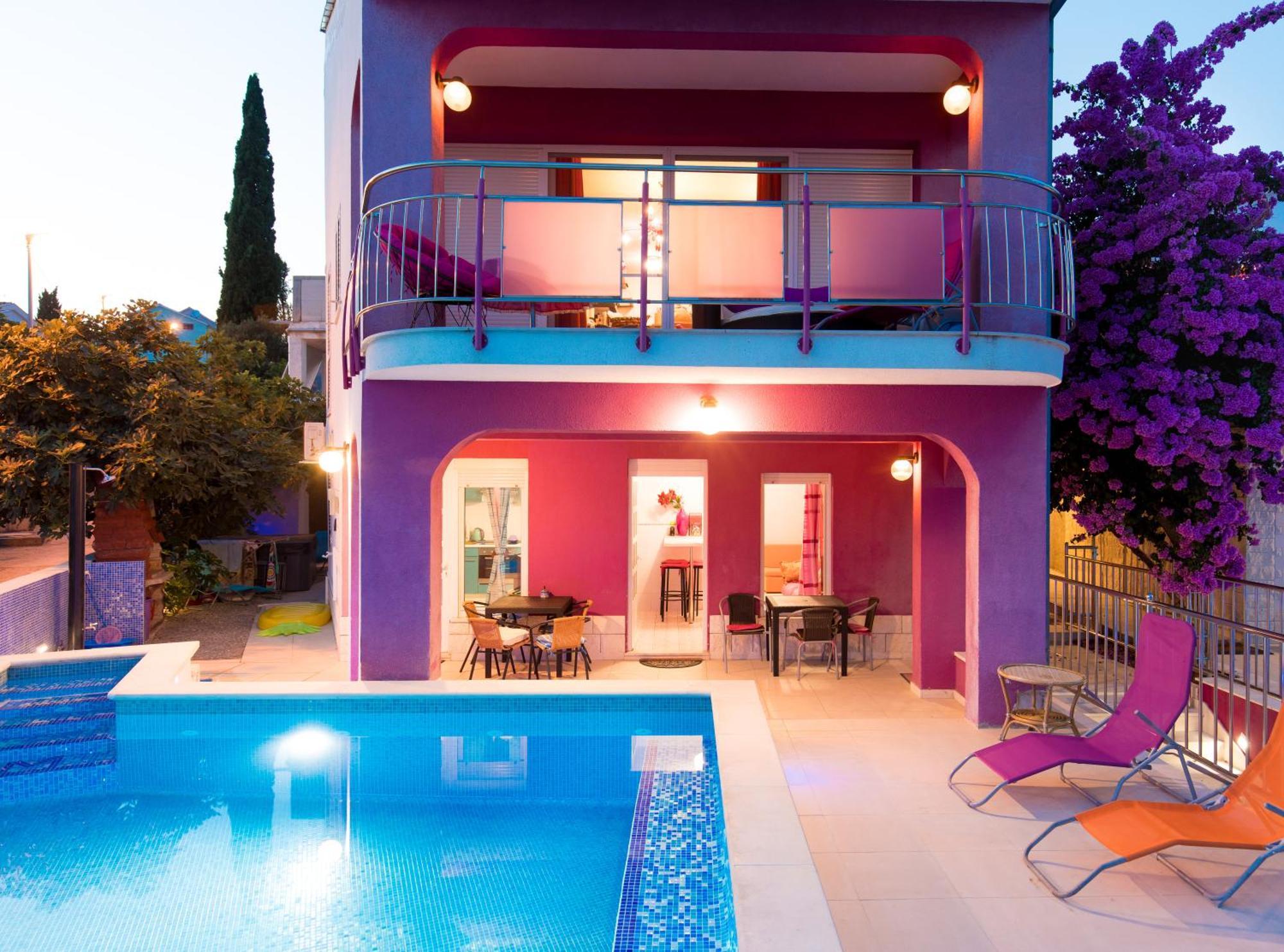 Villa Pinky And Superior Trogir Seget Vranjica Buitenkant foto