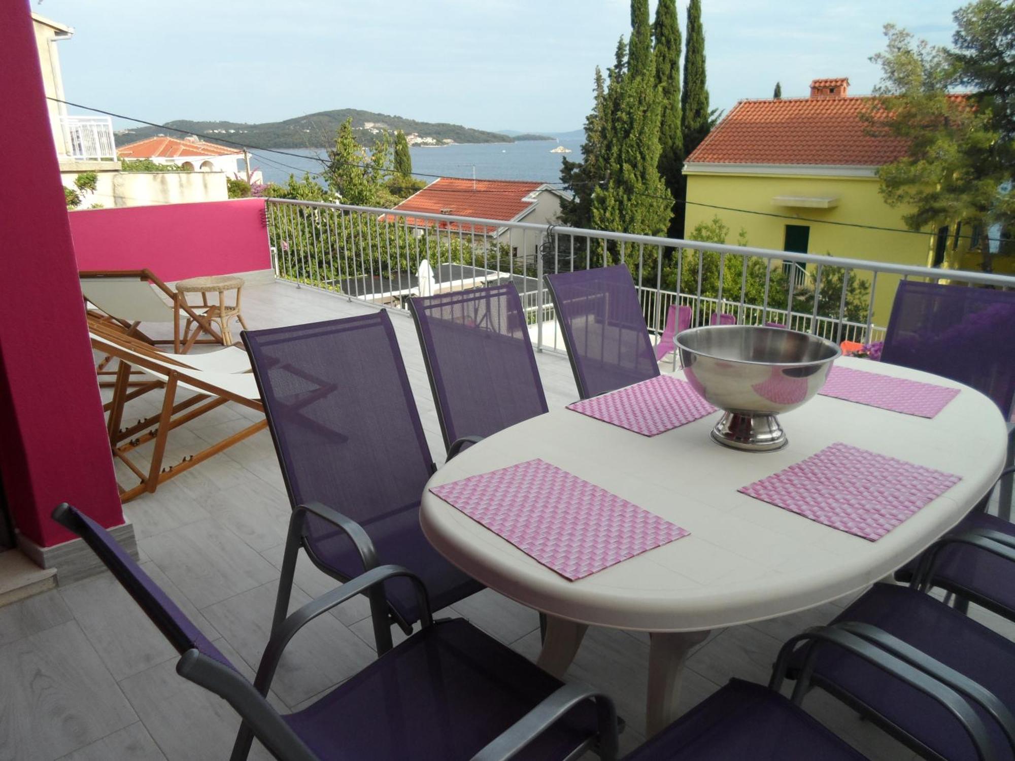Villa Pinky And Superior Trogir Seget Vranjica Buitenkant foto